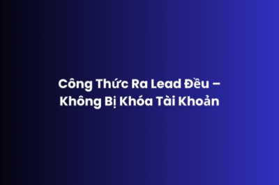 Facebook Ads Thẩm Mỹ Viện 2025 – Ra Lead Chất, An Toàn | Adsgoogle.vn