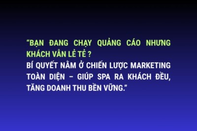 Chiến Lược Marketing Toàn Diện Cho Spa 2025 – Ra Khách Đều, Tăng Doanh Thu
