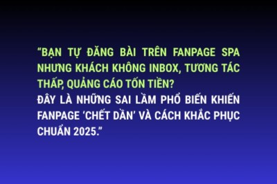Sai Lầm Khi Tự Chạy Fanpage Spa – Mất Khách Và Tốn Ngân Sách